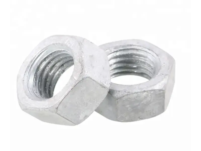 Piuliță hexagonală grea ASTM A563 Piuliță hexagonală grea din oțel carbon: piuliță structurală de potrivire standard pentru șuruburi ASTM A325
