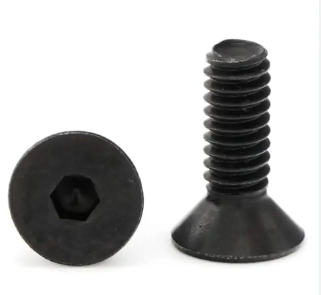Șurub cu cap hexagonal înecat din oxid negru