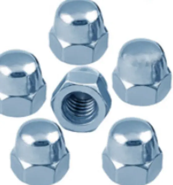 DIN1587 Piuliță din oțel carbon placat cu zinc