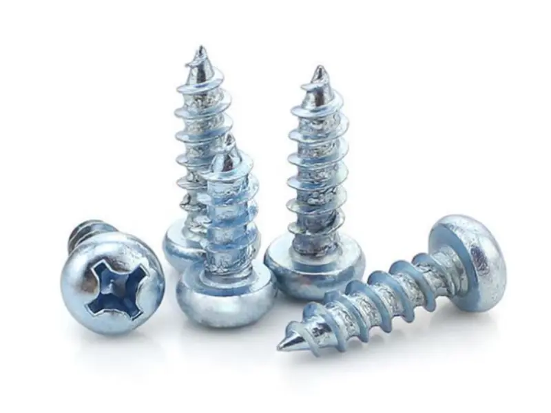DIN7981 Șurub autofiletant Phillips, placat cu zinc