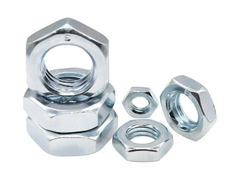 DIN936 Piuliță hexagonală subțire Oțel carbon Oțel inoxidabil
