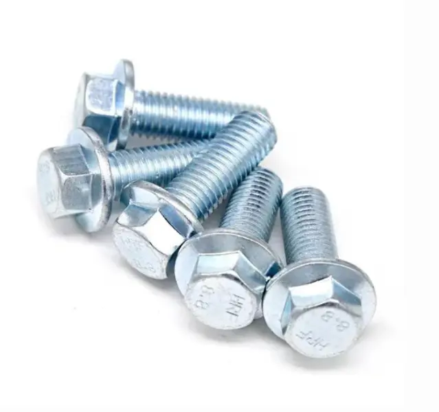 Șuruburi cu flanșă hexagonală galvanizate de înaltă rezistență pentru mașini industriale