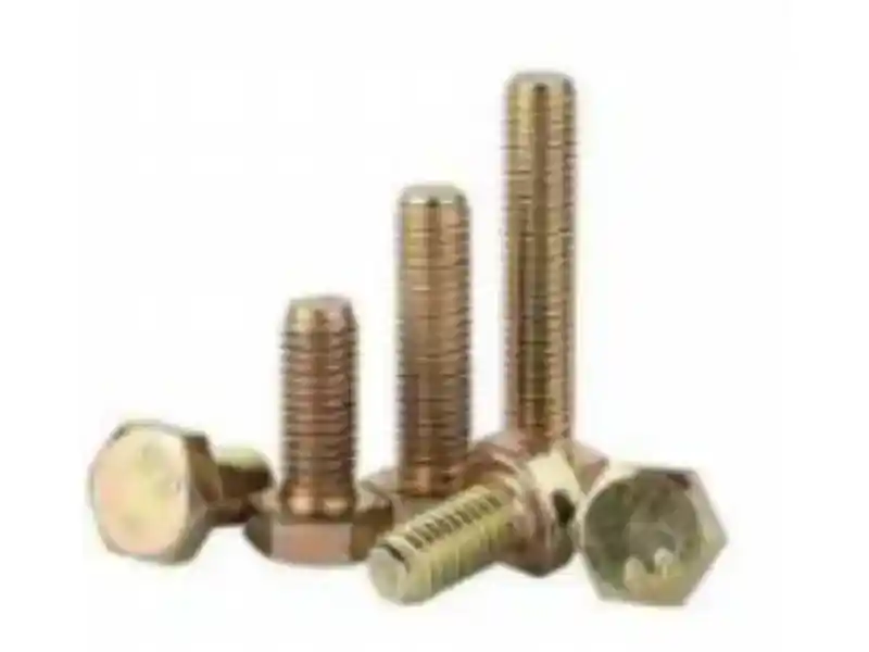 High Tensile Carbon Steel Hex Head Bolts Zinc Black Finish
