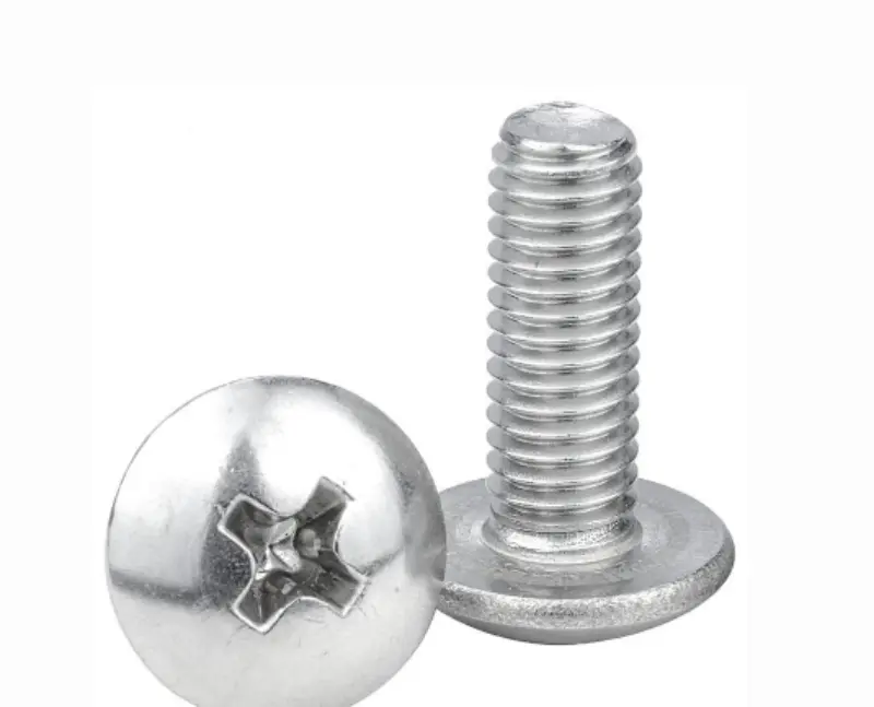 Șurub pentru mașină cu cap struns ASME B18.6.3 Oțel carbon placat cu zinc